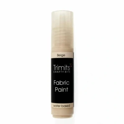 Image of Trimits Fabric Paint Pen, Beige, 20ml