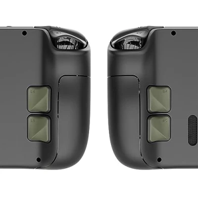 Image of Skull &amp; Co. Back Button Enhancement Set for Steam Deck, Handle Grip Pads Improvement Protection Kit Deck OD Green, 4pcs