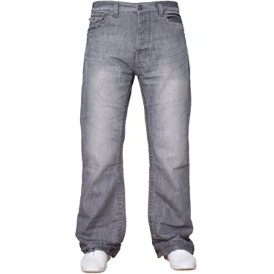 Image of APT Mens Basic Blue Bootcut Wide Leg Flared Work Casual Jeans Big Sizes Grey 32 W X32