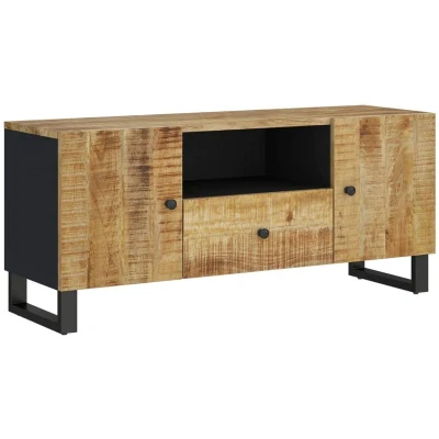 Image of vidaXL TV Cabinet 105x33.5x46 cm Solid Wood Mango&amp;Engineered
