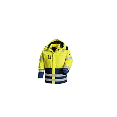Image of RedWing 76708 Flame Retardant Hi Vis Insulated Winter Parka Blue / Yellow (XS)