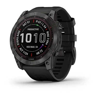 Image of Garmin Fenix 7X Sapphire Solar Carbon Grey DLC Titanium