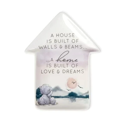 Image of Me To You Bear House Shaped Trinket Dish,Pink, Lilac