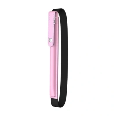 Image of MoKo Pencil Holder for Apple Pro, 1st/2nd Generation, (USB C), PU Leather iPad Sleeve Pouch with buckle &amp; Elastic Band attach to Case, Flowers Pink