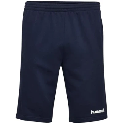 Image of hummel Kids HMLGO COTTON Bermuda Shorts Marine, Size 152