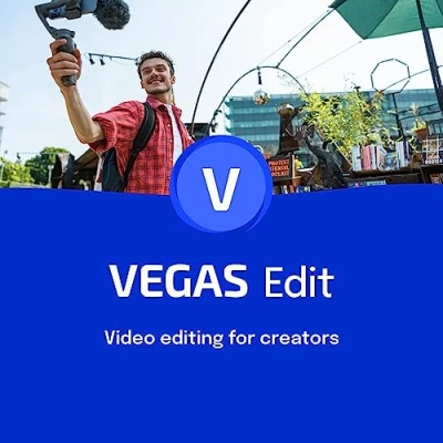 Image of VEGAS Edit 20 Video editing for creators software cutting Editor Windows 10/11 pc 1 license