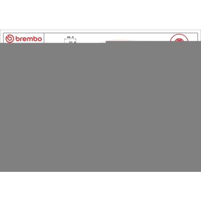 Image of 4020662B0A brake disc BREMBO 09.B386.33 390mm 32,6mm 5 perforated/vented, two part Coated High carbon