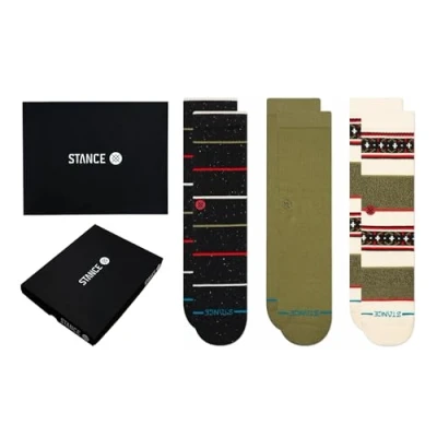 Image of Stance Crew Socks GREETINGS Gift Pack, Medium
