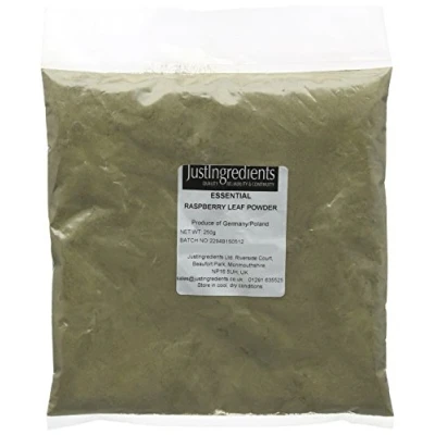 Image of JustIngredients Essentials Raspberry Leaf Powder 250 g (Pack of 2)