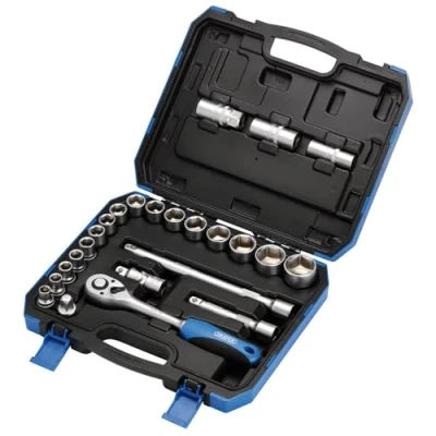 Image of Draper Metric Socket Set, 1/2&quot; Sq. Dr. (24 Piece)