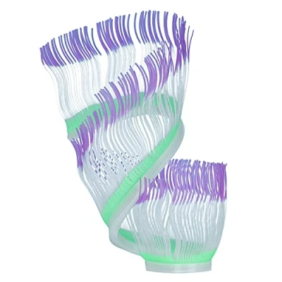 Image of Pssopp Aquarium Coral Decoration Soft Silicone Artificial Sea Anemone Luminous for Fish Tank Freshwater Saltwater[Purple] Corals