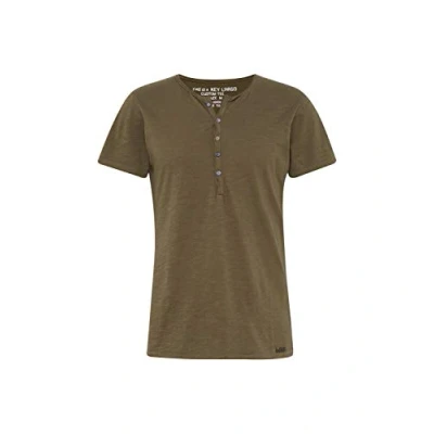 Image of KEY LARGO Men&#039;s Lemonade Button T Shirt, Olive, XL