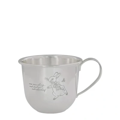 Image of Beatrix Potter Silver Plated Peter Rabbit Baby Mug