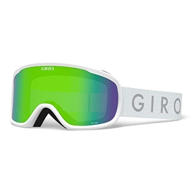 Image of Giro GIRRJ Roam Snow Goggles White Loden Green &amp; Yellow Lenses, Medium Frame