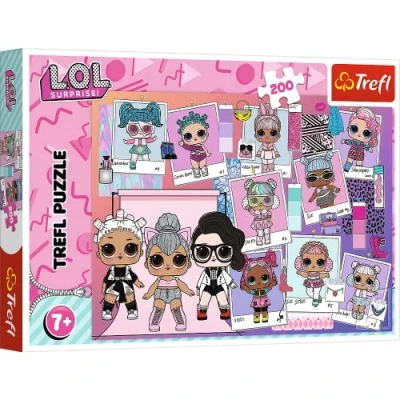 Image of Trefl L.O.L. Surprise! 200 Piece Jigsaw Puzzles For Kids Lovely Dolls Puzzle Children Ages 7+
