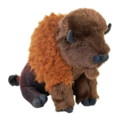 Image of Wild Republic Artist Collection Eco Bison, Stuffed Animal, 15 Inches, Plush Toy, Friendly