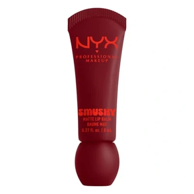 Image of NYX Professional Makeup Smushy Matte Lip Balm, Soft Finish, Hydrating &amp; Buildable Colour, Shade: Swipe 2 Smooth, 8ml