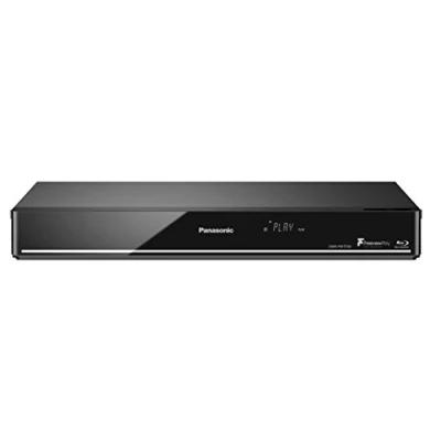 Image of Panasonic DMR PWT550EB Blu Ray Player and HDD Recorder with Freeview Play, Black