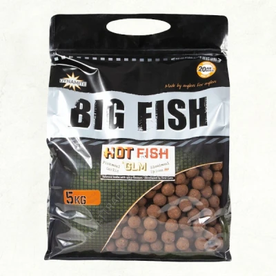 Image of Dynamite Baits Hot Fish &amp; GLM 5kg 20mm Boilies