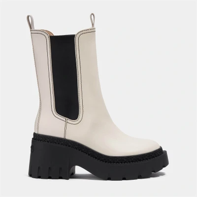 Image of Coach Alexa Leather Heeled Chelsea Boots UK 4