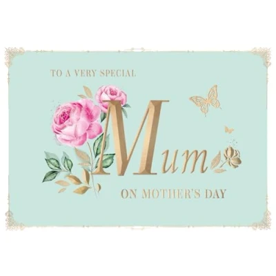 Image of Piccadilly Greetings Mother&#039;s Day Card, To a Very Special Mum 9 x 6 inches
