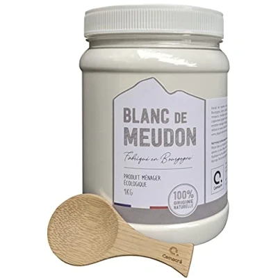 Image of Blanc de Meudon 1 kg Made in Burgundy Fine Cleaning and Ecological Powder + Spoon