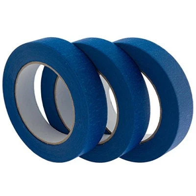 Image of Coral 71500 Easy Blue Masking Tape for Indoor and Outdoor use 1 inch 25M roll 3 Piece Pack Set