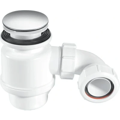 Image of Standard Shower Trap with 70mm Stainless Steel Mushroom STW4M