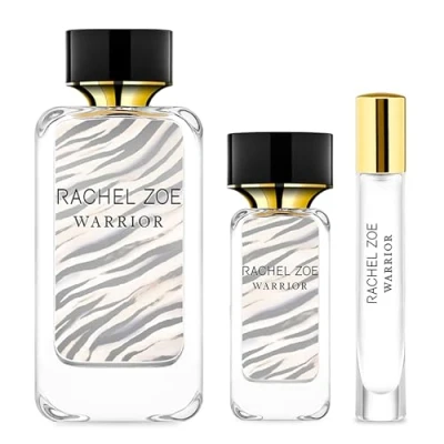 Image of Rachel Zoe Warrior Set Of 3 Eau De Parfum Sprays 3.4 Oz Spray, 1 0.34 Spray Perfectly Balanced Feminine Perfume For Women Lasting Signature Designer Scent