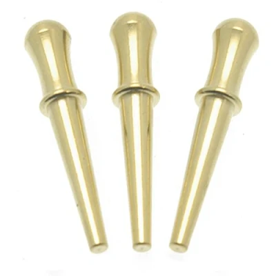 Image of Brimtoy Pack of 3 High mini cribbage pegs 22mm brass