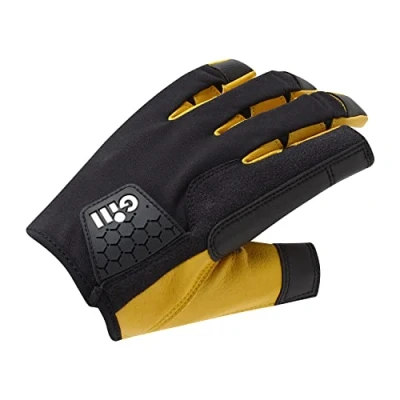 Image of Gill Pro Sailing Gloves Long Fingers with Exposed Finger and Thumb for Sailing, Paddle &amp; Board Sports, Kayaking or Windsurfing