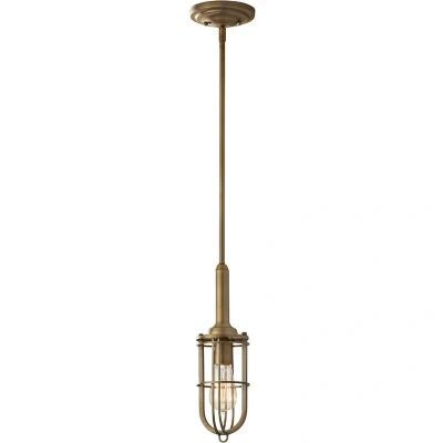 Image of Urban Renewal 1 Light Ceiling Pendant Dark Antique Brass, E27