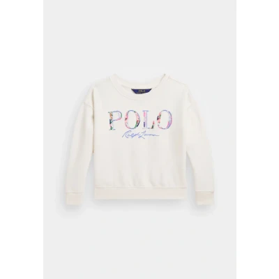 Image of Polo Ralph Lauren LOGO Loopback Fleece BOXY Sweatshirt for kids, Size: 16y, Nevis