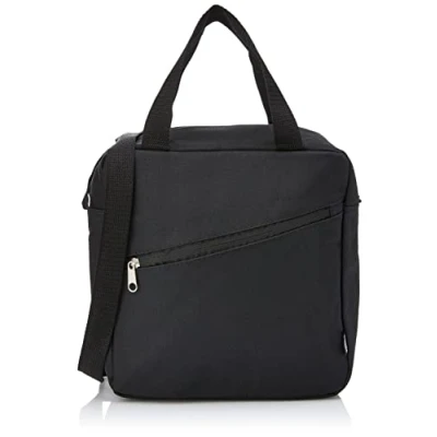Image of eBuyGB Unisex Sophisticated Cooler Bag, Polyester, Black,22 x 24 10 cm