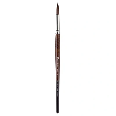 Image of Escoda Artist Brush Short Handle Pointed Round, Size 4