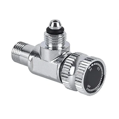 Image of DONGKER Fish Tank CO2 Needle Check Valve,Stainless Steel Microdosing Valve Bubble Counter Accessory