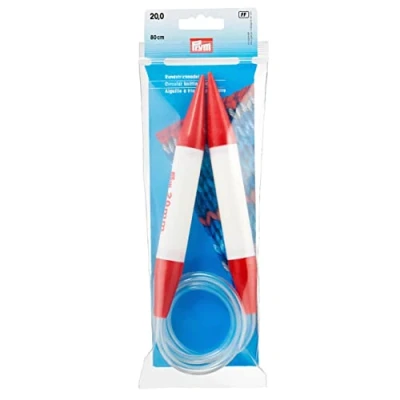 Image of Prym 20.00mm Circular Knitting Pin 80cm Long