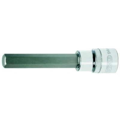 Image of KS Tools 918.1659 1/2&quot; CHROMEplus Bit socket hexagon, long, 9mm
