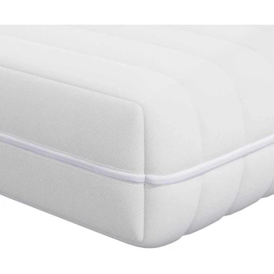 Image of Mattresses White 90 x 200 cm 100% polyester fabric Vidaxl