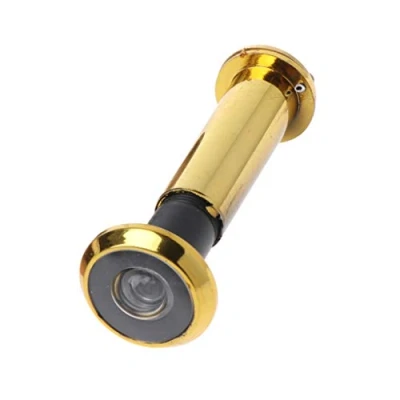 Image of Anti pry Peephole Security Door Viewer Adjustable Front With peeping Back Hardware