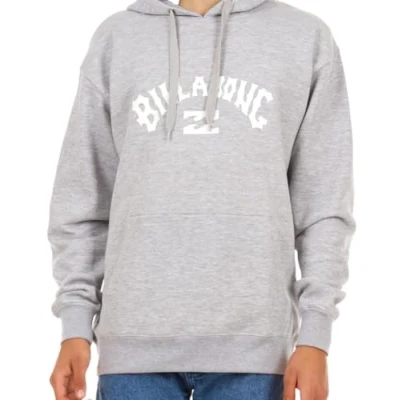 Image of Billabong Big and Tall Hoodies for Men Fleece Pullover Sweatshirt Graphic Hoodie, Heather Grey, 3X