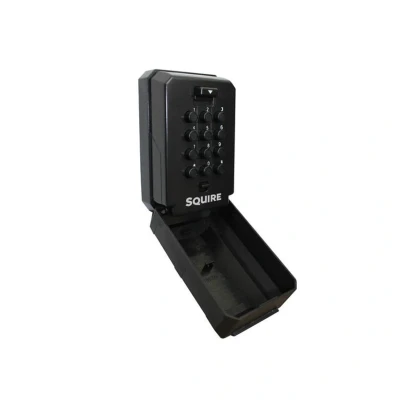 Image of Squire Key Safe Box Push Button Code Lock (Key Keep2) Wall Mounted Weatherproof Diecast Alloy Body Large Storage Capacity Tough For Outdoor And Indoor Use