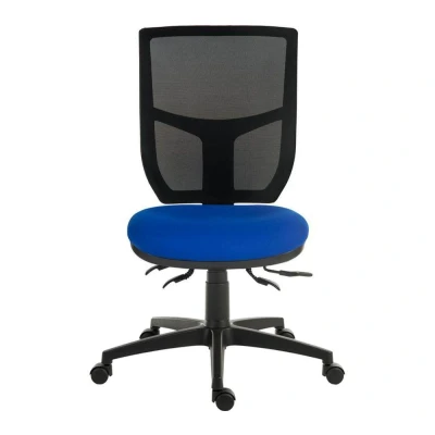 Image of TEKNIK Ergo Comfort Mesh Tilting Operator Chair Blue
