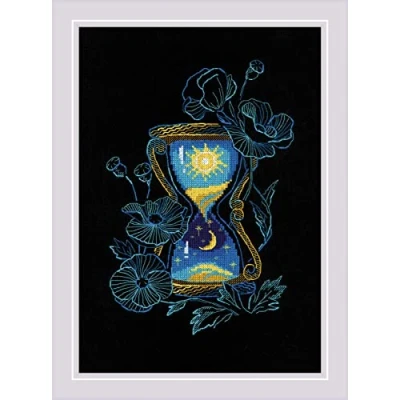 Image of RIOLIS Counted Cross Stitch Kit 8.25&quot;X11.75&quot; Magic of Time (14 Count)
