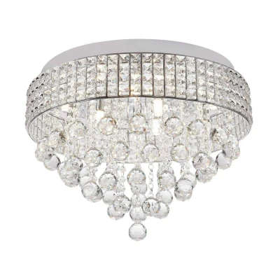 Image of Capri Ceiling Light, Chrome, 9x G9
