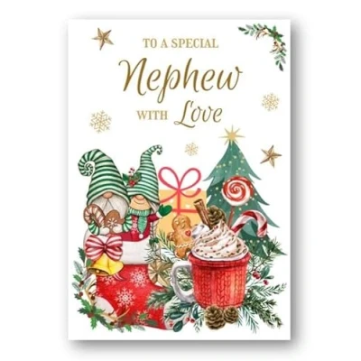 Image of Second Ave Nephew Christmas Winter Gingerbread Xmas Holiday Festive Greetings Card