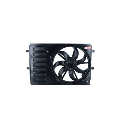 Image of 6RF121207B Cooling fan NRF 47995 392mm 12V 250W with radiator shroud VOLKSWAGEN: Polo V Hatchback, SKODA: Fabia 2, AUDI: A1 Sportback