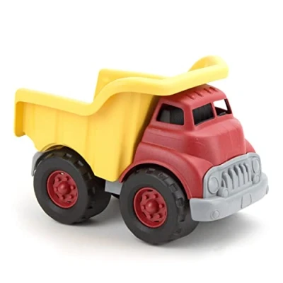 Image of Green Toys Dump Truck, Yellow, 7.5 in*10.0 in*7.0 in