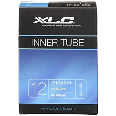 Image of XLC 2508120200 Bicycle tube 12 1/2 x 2 1/4 47 203, 54 62 203 AV 33 mm