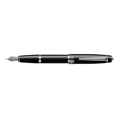 Image of CROSS Bailey Black Lacquer Medium Nib Fountain Pen incl. Premium Gift Box Refillable Catridge